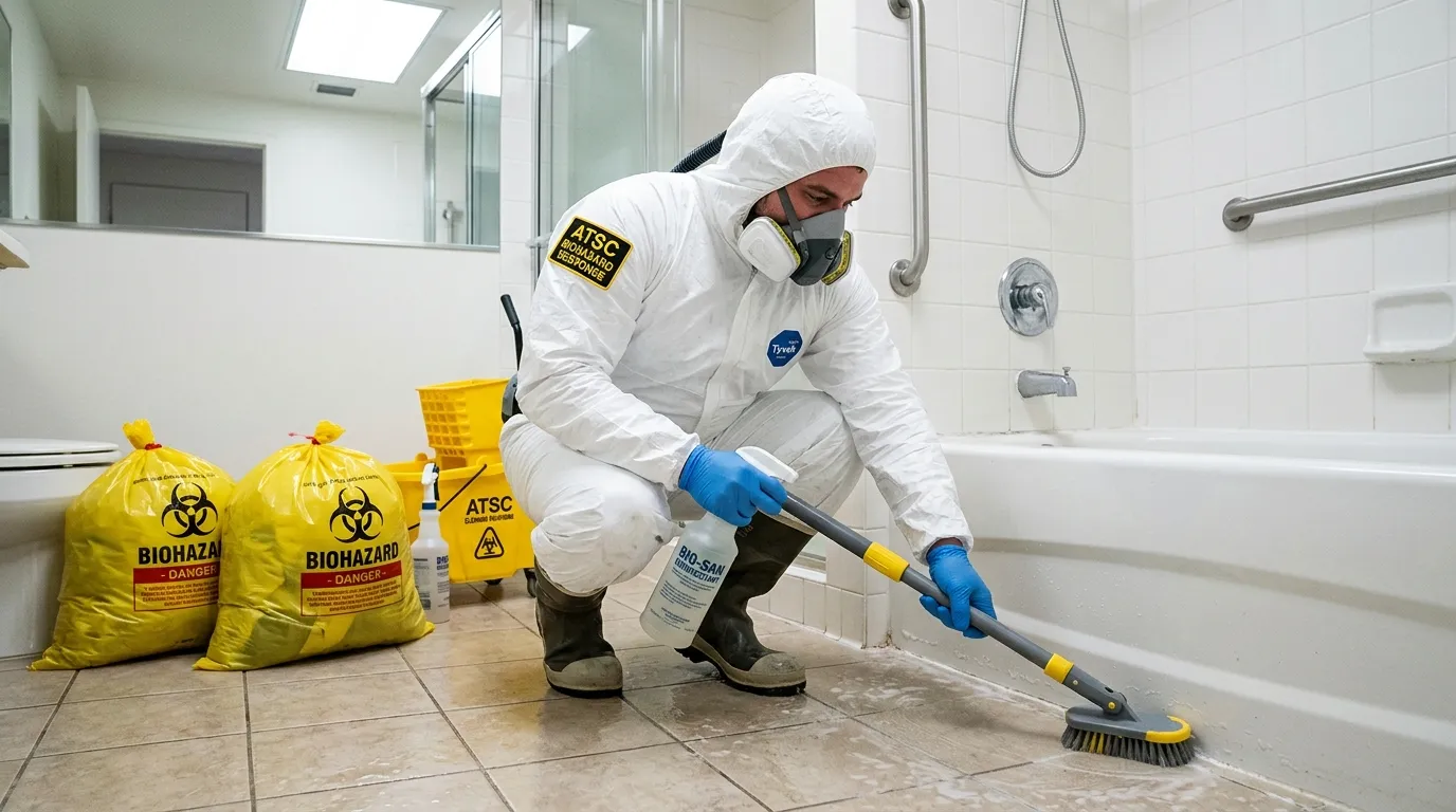 Decontamination equipment deployed for Blood Cleanup in North Salt Lake